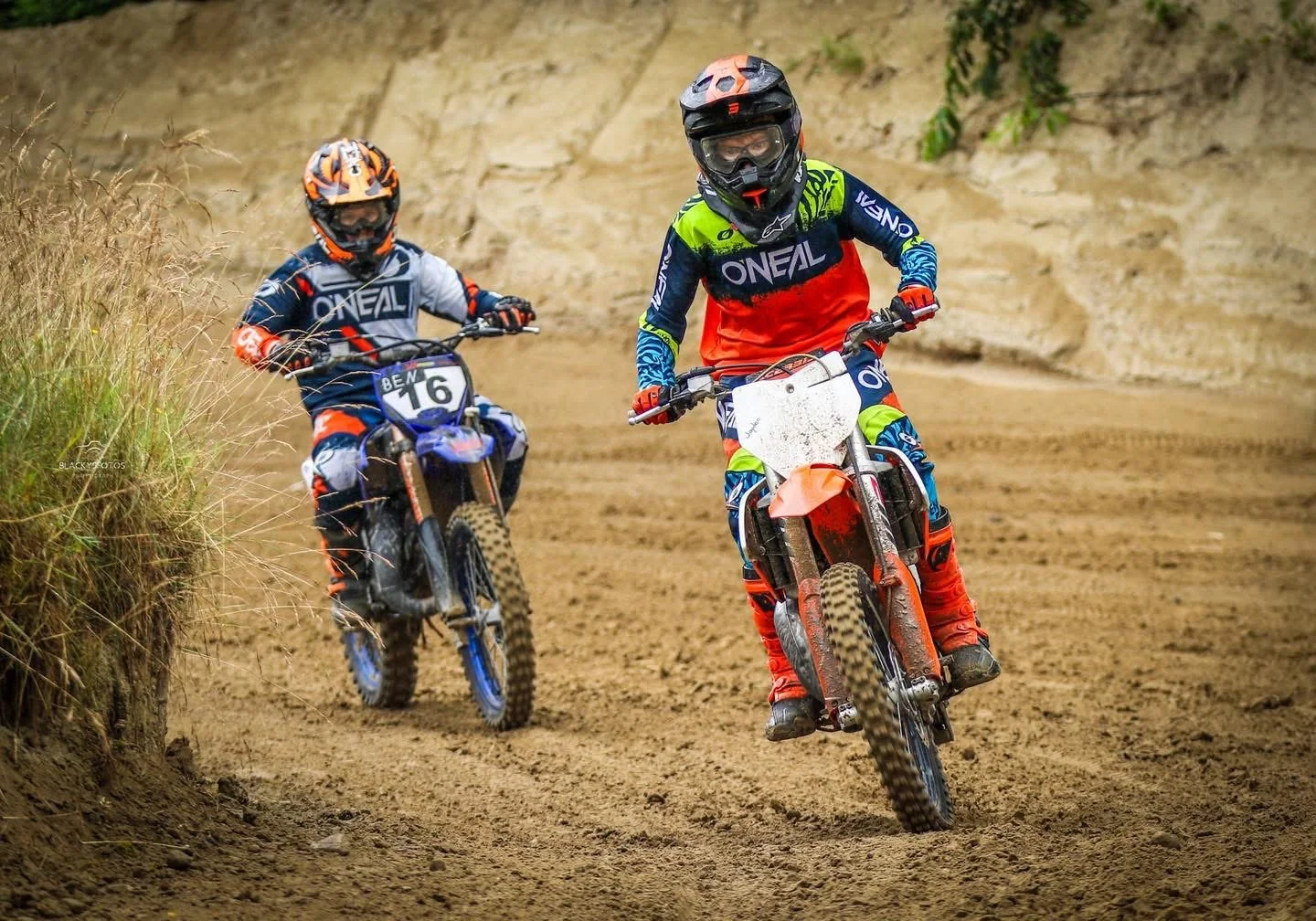 Bernd Thoben beim Motocross